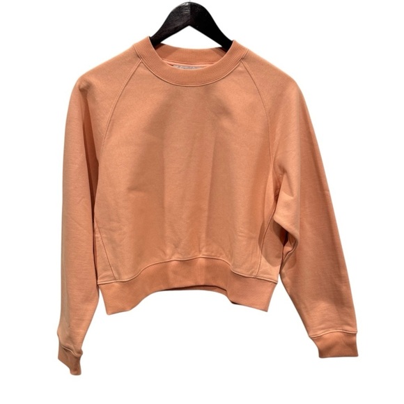 THAKOON Peach Long Sleeve Crewneck Sweatshirt Size M - Picture 2 of 10